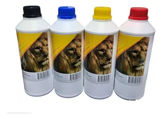 Pack 4 Litro Tinta Tipo Dye Base Agua Universal Todas Marcas