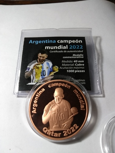 Onza De Cobre Argentina Campeón Mundial 2022