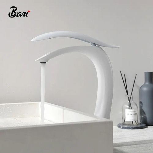 Griferia De Lavamano Draco 29 Cm White Marca Bari