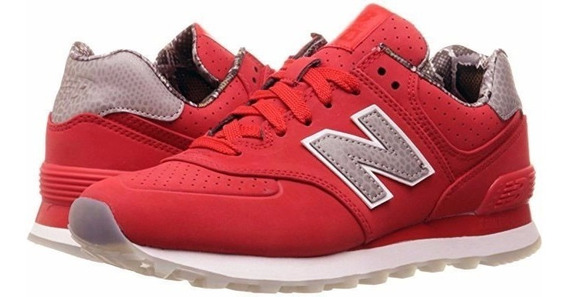 new balance 574 mujer rojas