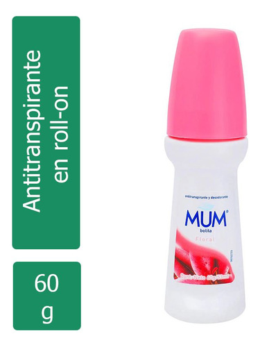 Antitranspirante Mum Bolita Aroma Floral Roll-on 60 G