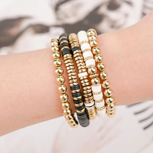 Beads Pulseras Kit Hacer Perlas Metales Bricolaje Cuentas