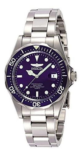 Reloj De Pulsera Para Hombre,color Plateado