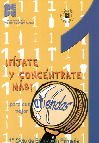 Libro - ¡fijate Y Concentrate Mas!.cuaderno 1 