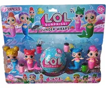 Comprar 4 Mini Bonecas Lol Brinquedo Sereia Bola Acessórios Meninas
