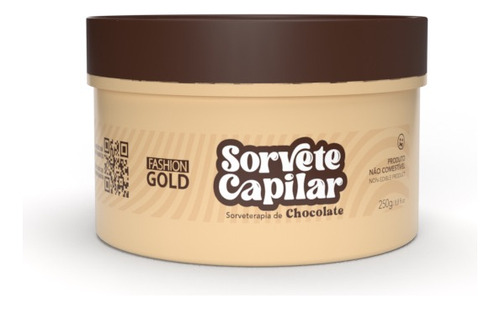 Sorvete Capilar - Sorveterapia De Chocolate 250g