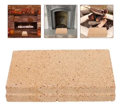 Ladrillos Refractarios Para Chimenea, 2 Piezas