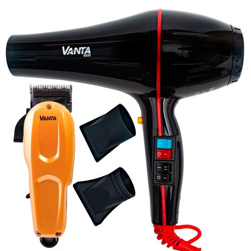 Vanta Corded Clipper Cortadora Pelo + Secador De Pelo 3500