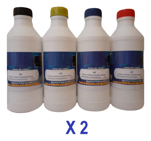 Polvo Toner Hp Color Ce320a Ce321a Ce322a Ce323a Cp1525 50gr