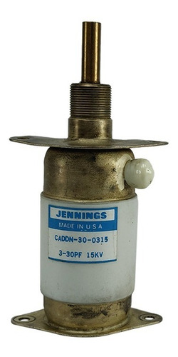 Capacitor Al Vacío Variable Jennings  3-30 Pf 15kv 