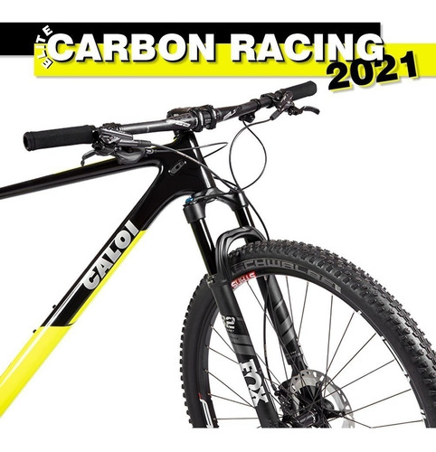 Bicicleta Elite Carbon Racing Xt Aro29 Quadro 17 Black-CALOI
