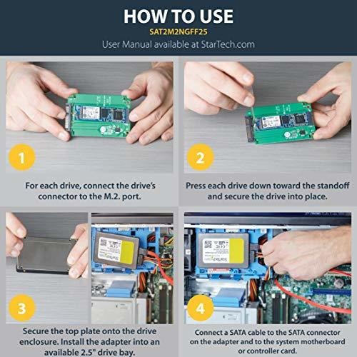 M.2 Ngff Ssd 2.5in Sata 3 Adaptador Hasta 6 Gbps To With