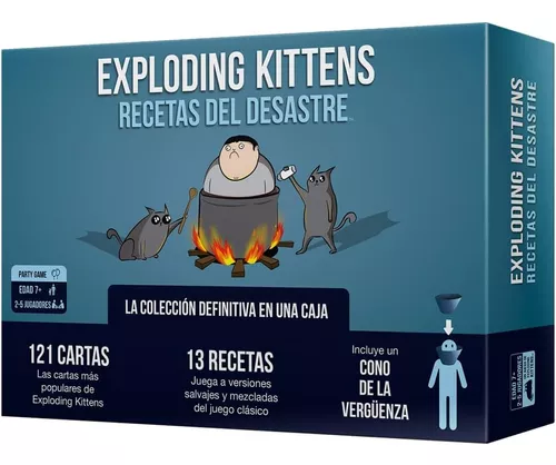 Juego De Mesa Cartas Exploding Kittens: Recetas Del Desastre
