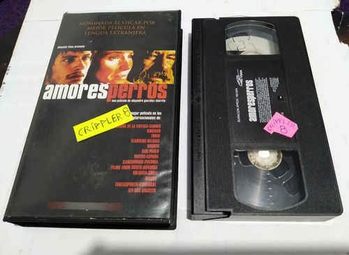 Pelicula Fisica Vhs Original Amores Perros Usado (Usado)