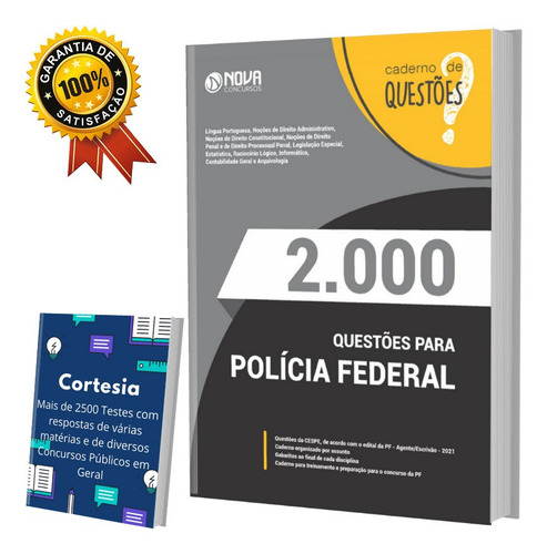 Apostila Caderno De Questões Pf - Polícia Federal