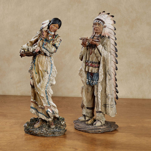 Majestic Tradition - Figuras Nativas Americanas Con Varios T