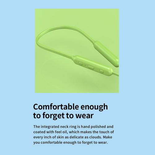 Auriculares Inalámbricos Bluetooth Para Colgar En El Verde