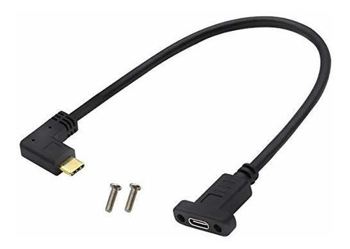 Cable Usb Tipo C Angulado 90° 3.1 Gen 2