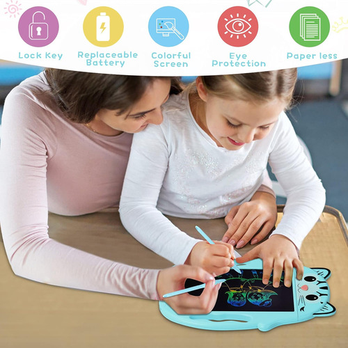 Tableta De Escritura Lcd Para Niños, Ss Colorido Tablero De