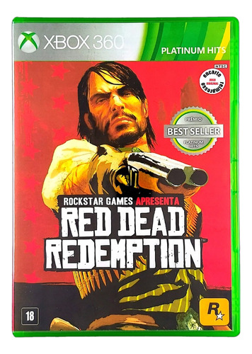 Red Dead Redemption Original Xbox 360 Mídia Física