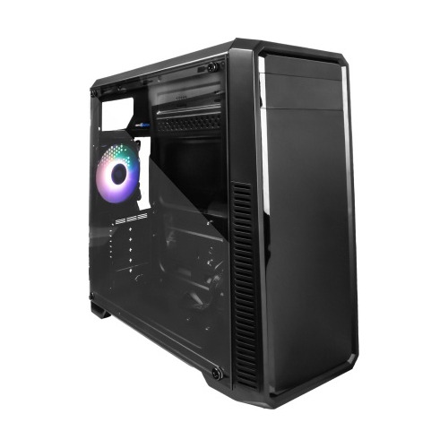 Gabinete Game Factor Csg300 Atx Ventilador 120mm Cristal