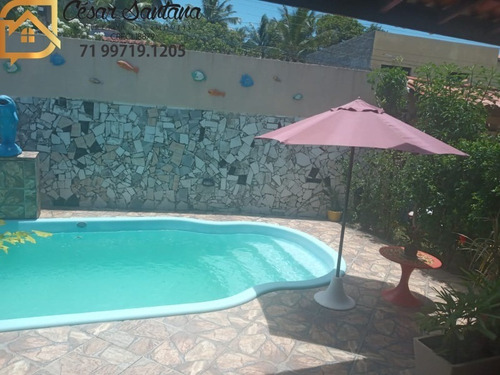 Imagem 3 de 21 de Casa 3/4, Sendo 1 Suíte, A 500m Da Praia. Jauá - Camaçari - Ca01187 - 70632695