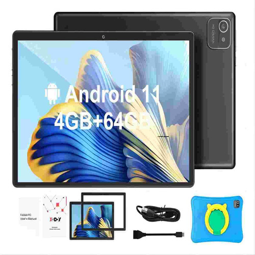 Tablet Con Funda Xgody Pad 10'' Android 64gb+4gb Memoria Ram