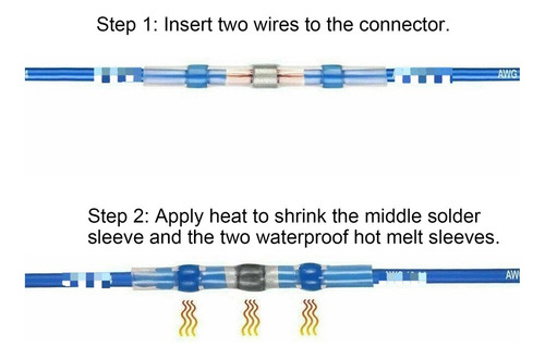 . Conector Termorretráctil Con Sellado De Terminal A Tope