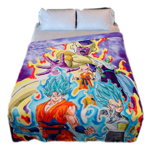 Frazada Cobertor Goku, Dragon Ball Z Disney, Matrimonial