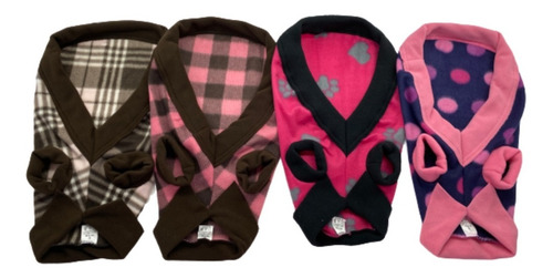 Imagem 4 de 4 de Kit 4 Roupa Roupinhas Pet Tamanho 6 Para Macho E Fêmea Soft
