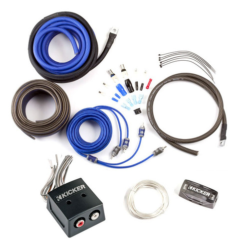 Kicker Ck4 4-gauge Amplificador Kit Kisloc Line Convertidor