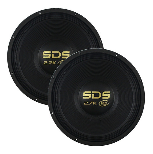 2 Woofers 15 Polegadas 8 Ohms E15 Sds 2.7k Eros 2700 Rms Par