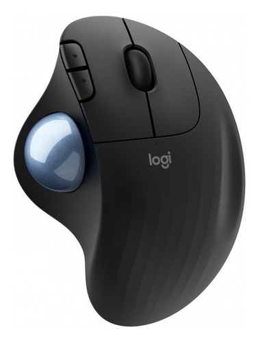 Mouse Trackball Inalámbrico Logitech Ergo M575 Negro Negro