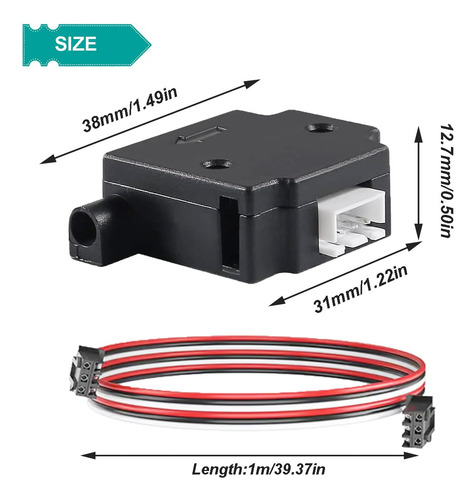 Sensor De Detección De Filamentos Accesorios De Impresora 3d