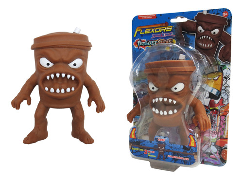 Figura Estirable Ruz Flexors Food Beast Coff 15cm