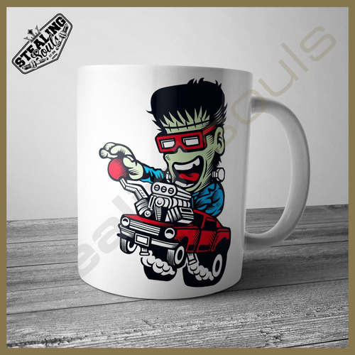 Taza | Hot Rat / Rod #619 | Mooneyes / Rat Fink / Clay Smith