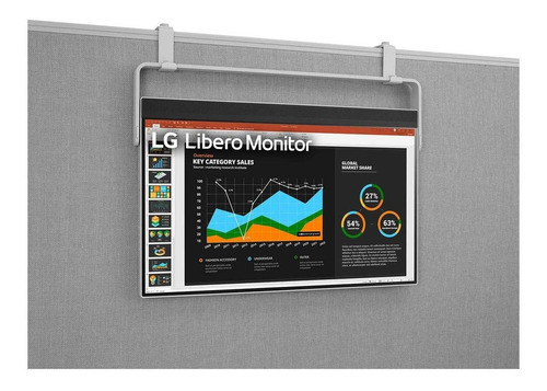 Monitor LG 27'' 2560x1440 Liberomonitor 27bq70qc Gris Claro