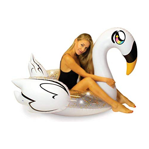 Jumbo 48 Deluxe Pool Cisne Tubo De Estilo De Ultra Fác...