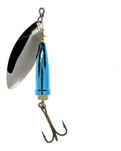 Spinner Salmon Chinook 33 Grs Plata / Azul (falcon Claw)