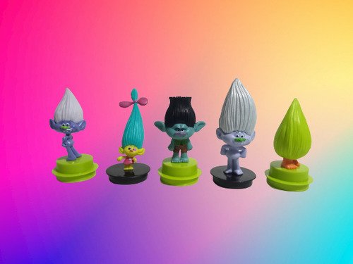 Set De 5 Figuras De Trolls (Usado)