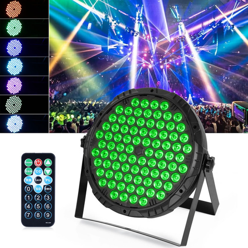 Cañón Led Rgb Rhythm Dmx Multicolor 84cx3 Con Control Y Fan