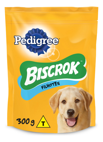 Biscoito Pedigree Biscrok Para Cães Filhotes 300 G