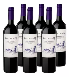 Vino Zuccardi Q Tempranillo 750ml Tinto Botella Caja X6 Pack