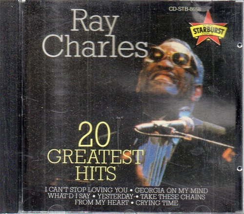 Ray Charles - 20 Greatest Hits - Cd Original Made Australia