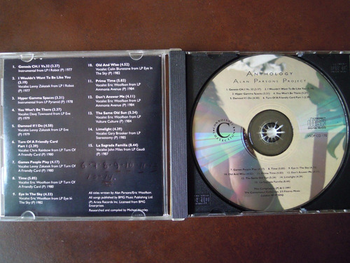 Alan Parsons Project Cd Anthology Made London (Usado)