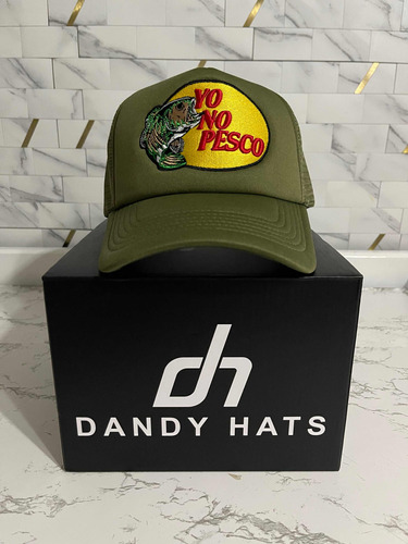 Gorra Yo No Pesco Verde Olivo Dandy Hats 2023