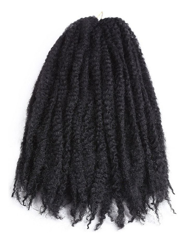 Peluca Mmulck Twist Con Trenzas De Ganchillo Y Rastas, Afro