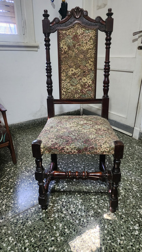 Sillas Antiguas Estilo Español Marrón Marrón (Usado)