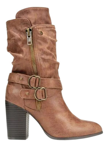 Botin Paisley Carlos Santana Color Tan