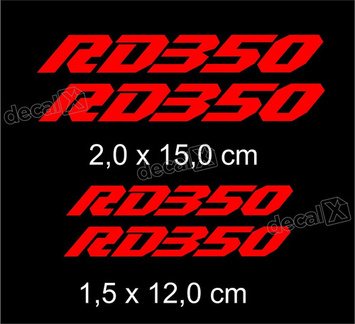 Adesivos Centro Roda Refletivo Compatível Yamaha Rd350 Rd12 Cor ADESIVO EMBLEMA GRÁFICO CENTRO RODA RD350